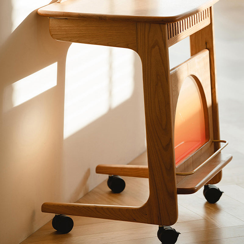 Minimalist Cherry Wood Side Table