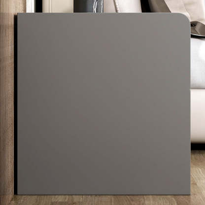 Minimalist Solid Wood Rectangular Nightstand 2-Drawer