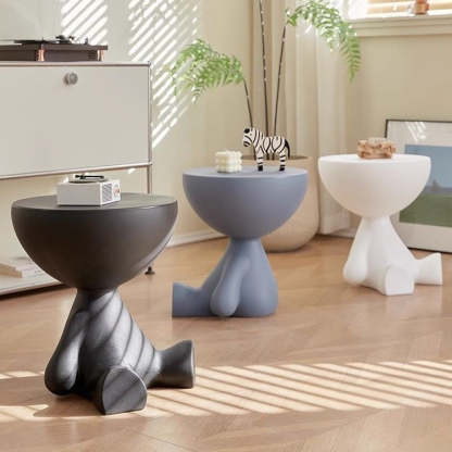 Round Plastic Side Table