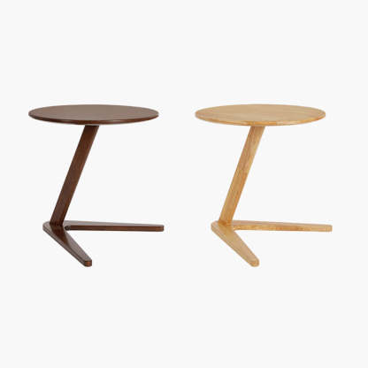 Minimalist Round Solid Wood Side Table