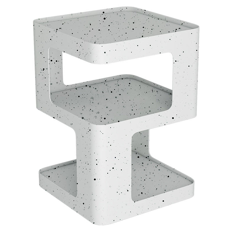 Modern Iron Nightstand 2-Shelf
