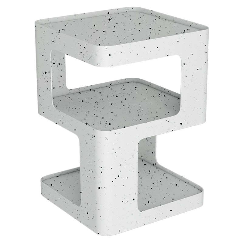 Modern Iron Nightstand 2-Shelf