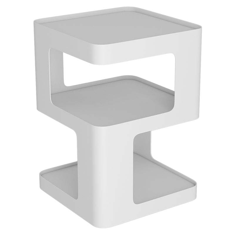 Modern Iron Nightstand 2-Shelf