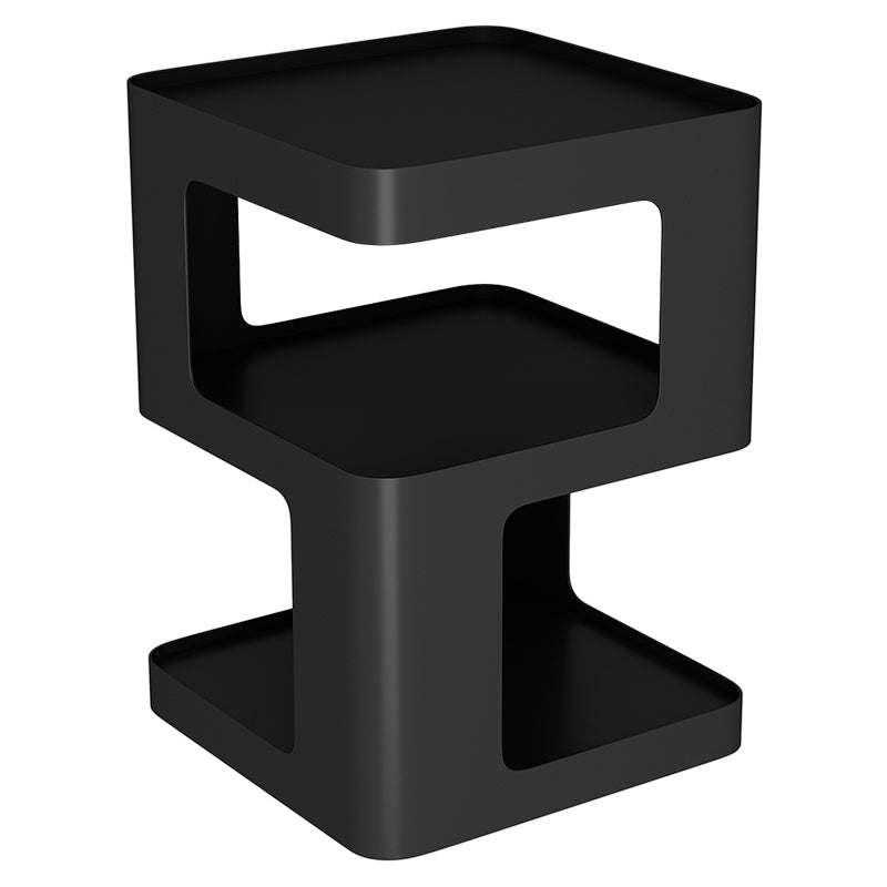 Modern Iron Nightstand 2-Shelf