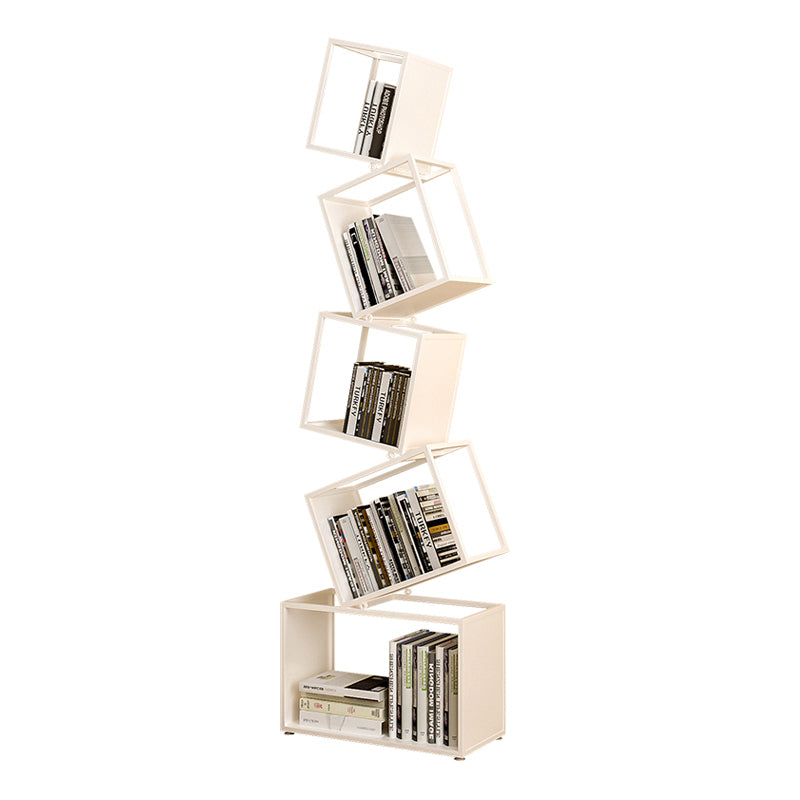 Contemporary Iron 5-Shelf Bookshelf