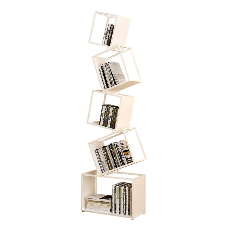 Contemporary Iron 5-Shelf Bookshelf