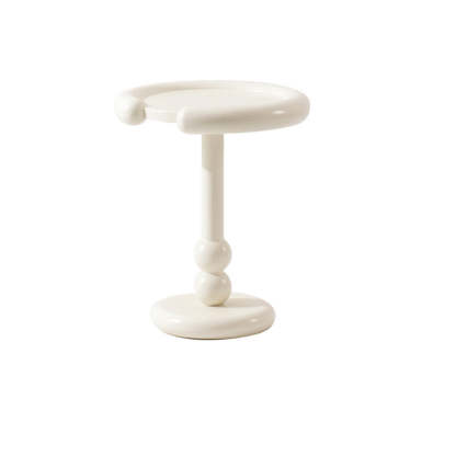 Nordic Wood Pedestal Side Table