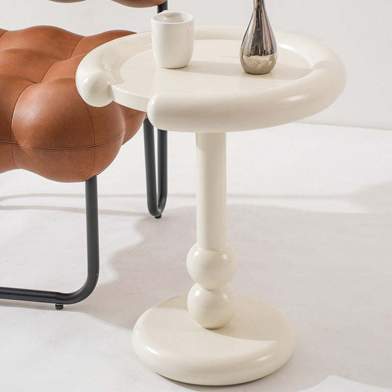 Nordic Wood Pedestal Side Table
