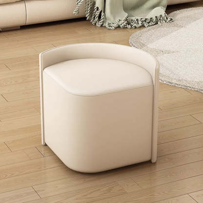 Minimalist Clover Round Wood Coffee Table