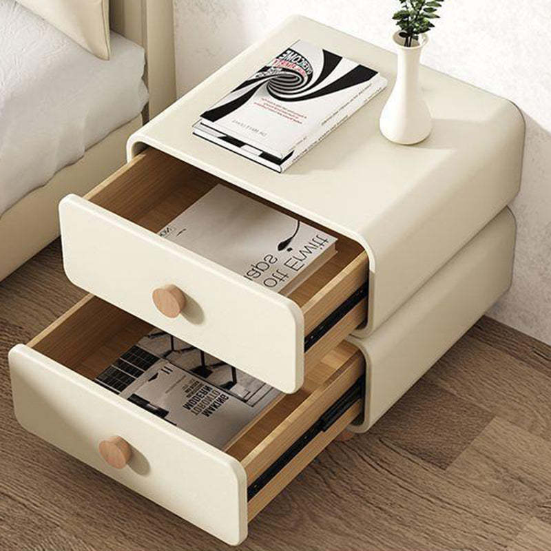 Scandinavian Wood 2-Drawer Nightstand
