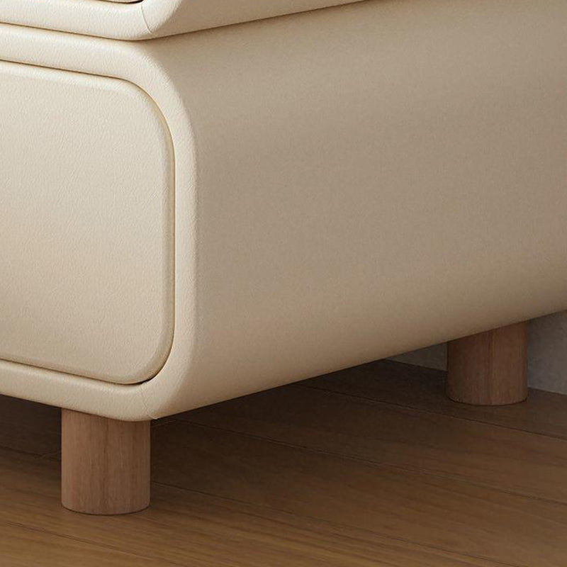 Scandinavian Wood 2-Drawer Nightstand