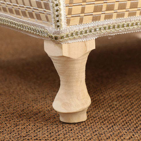 Japanese Bamboo Wood Coffee Table with Storage