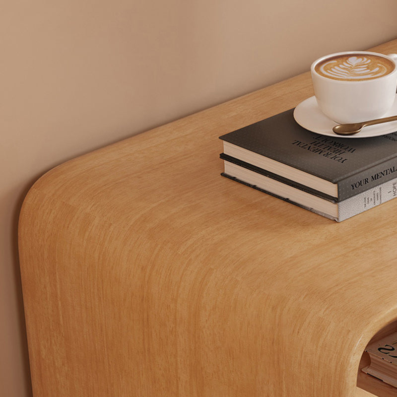 Modern Solid Wood 2-Drawer Nightstand
