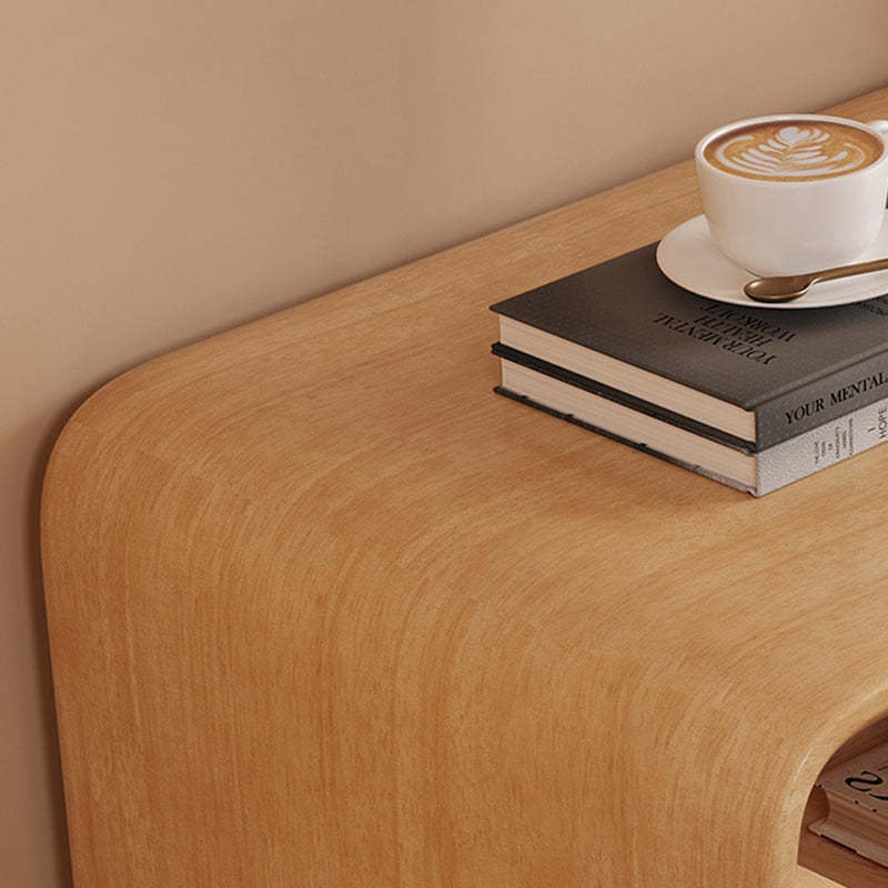 Modern Solid Wood 2-Drawer Nightstand