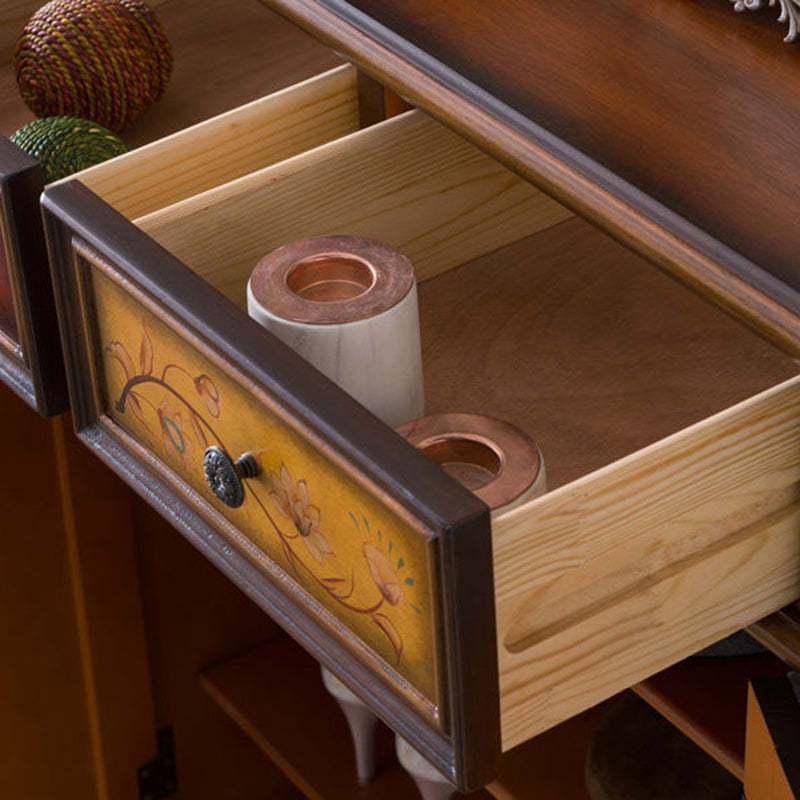 European Solid Wood 4-Tier Shoe Storage