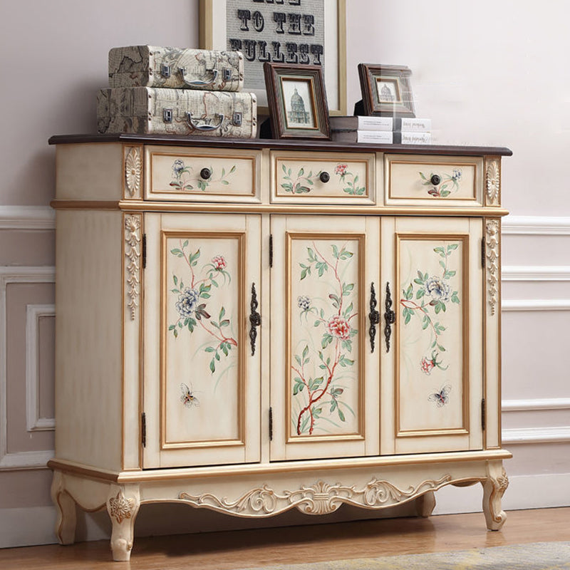 European Solid Wood 4-Tier Shoe Storage