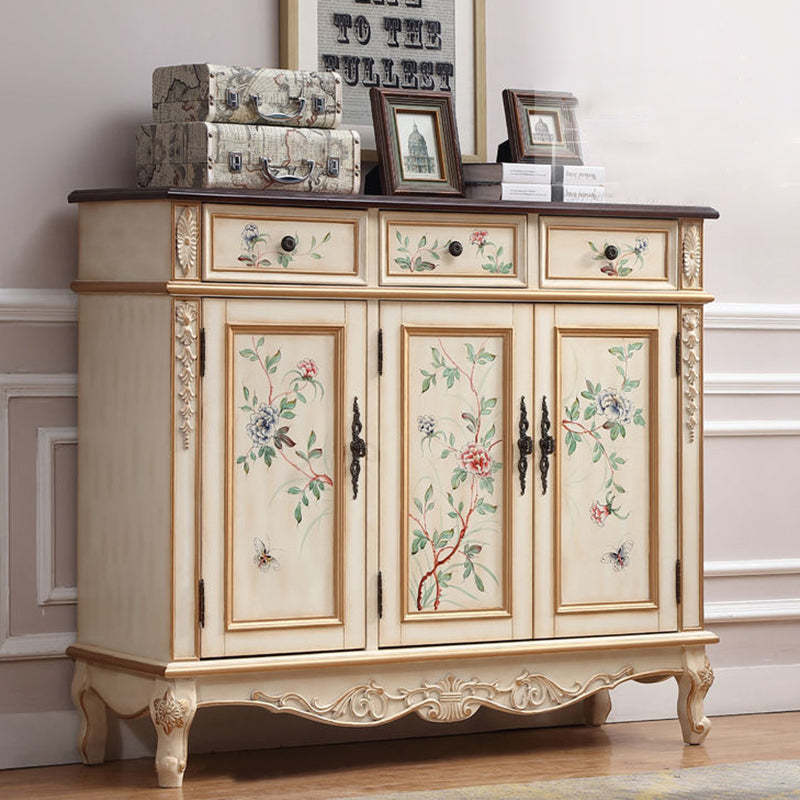 European Solid Wood 4-Tier Shoe Storage