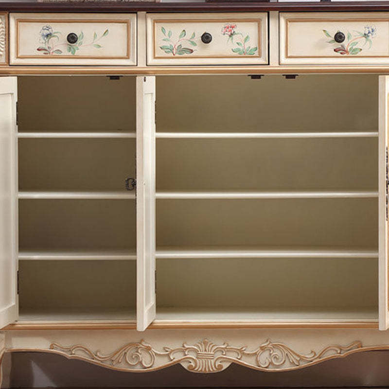 European Solid Wood 4-Tier Shoe Storage