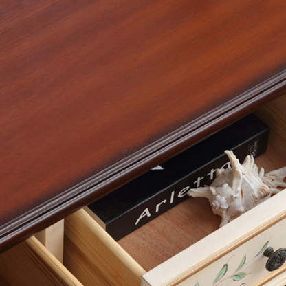 European Solid Wood 4-Tier Shoe Storage