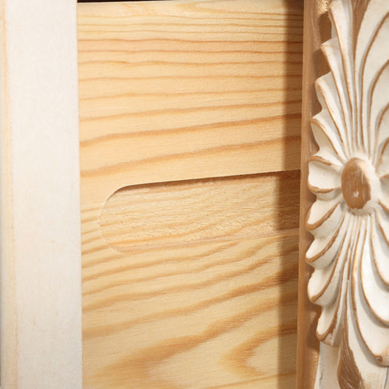European Solid Wood 4-Tier Shoe Storage