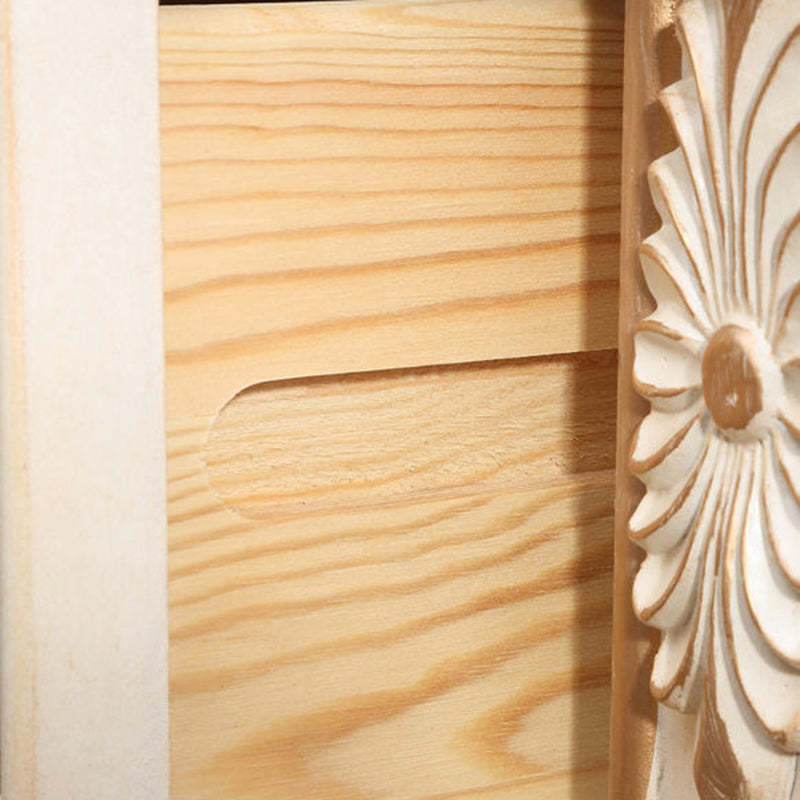 European Solid Wood 4-Tier Shoe Storage