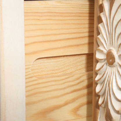 European Solid Wood 4-Tier Shoe Storage