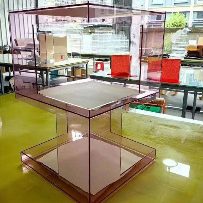 Minimalist Acrylic 3-Tier Side Table