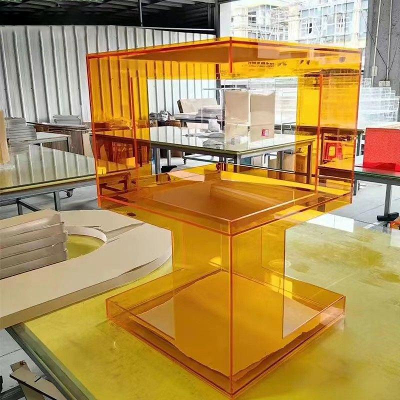 Minimalist Acrylic 3-Tier Side Table