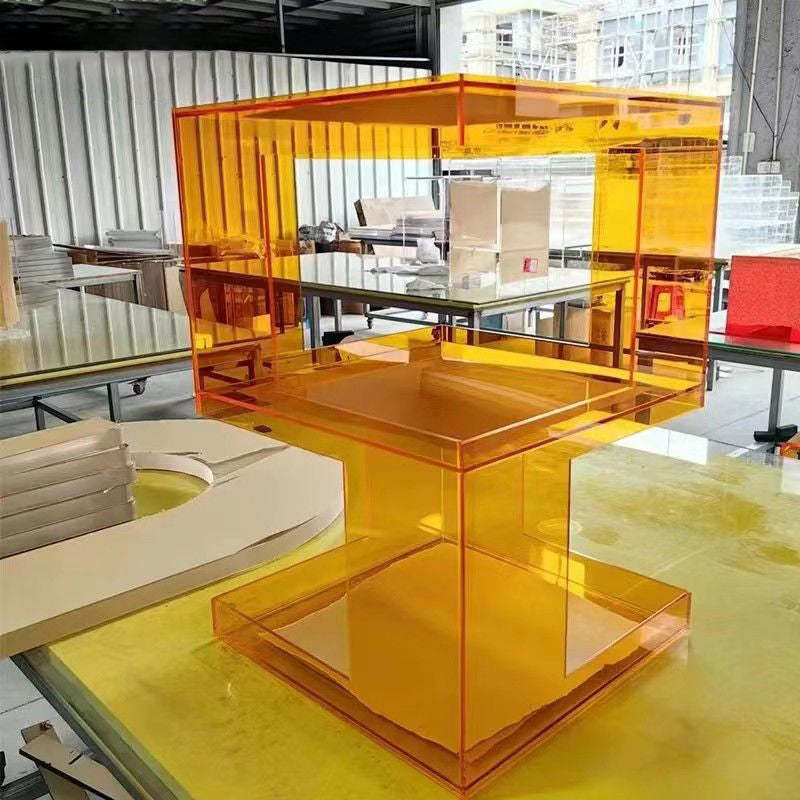 Minimalist Acrylic 3-Tier Side Table