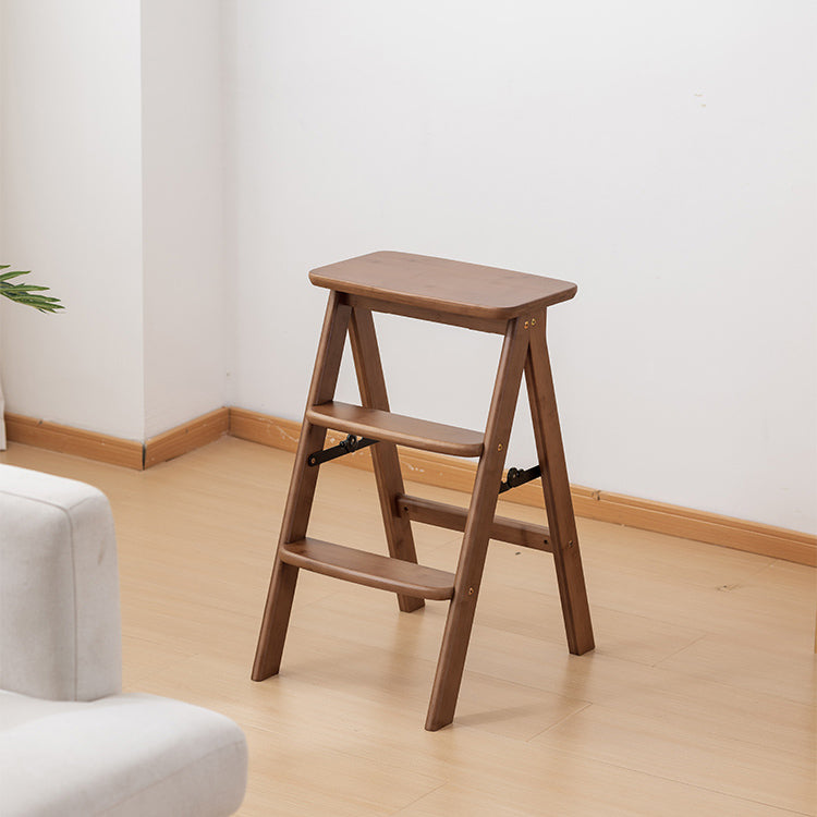 Vintage Bamboo Bar Stool with Footrest