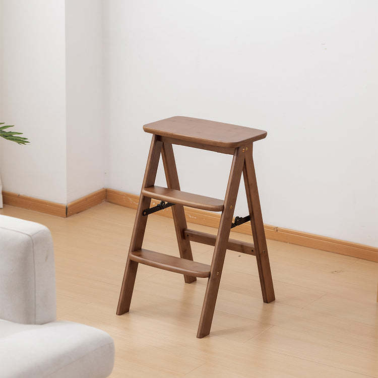 Vintage Bamboo Bar Stool with Footrest
