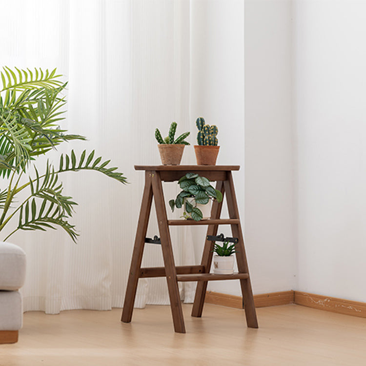Vintage Bamboo Bar Stool with Footrest