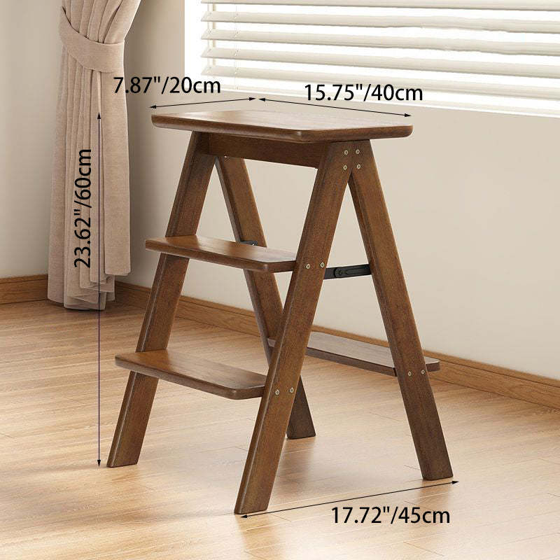 Vintage Bamboo Bar Stool with Footrest