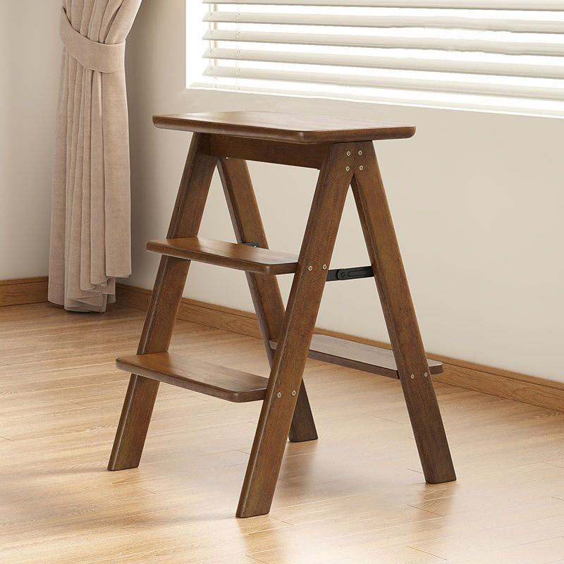 Vintage Bamboo Bar Stool with Footrest