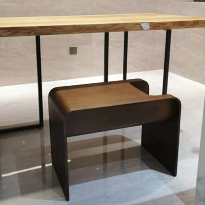 Minimalist Solid Wood Side Table with Storage