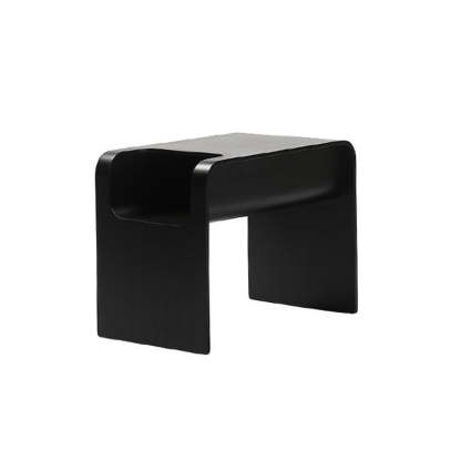 Minimalist Solid Wood Side Table with Storage