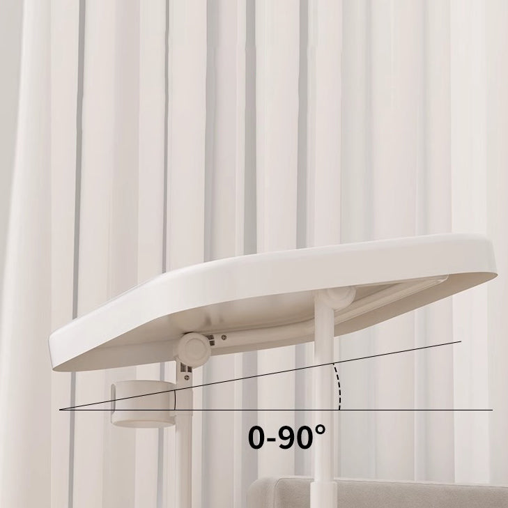 Minimalist Iron Plate Movable Side Table — Iron Tabletop - Black