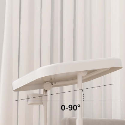 Minimalist Iron Plate Movable Side Table — Iron Tabletop - Black