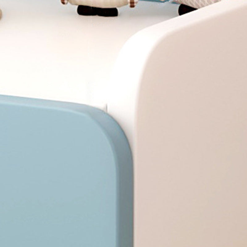 Modern Eclectic Kids Panel Nightstand