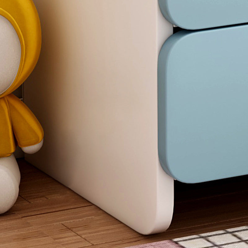 Modern Eclectic Kids Panel Nightstand