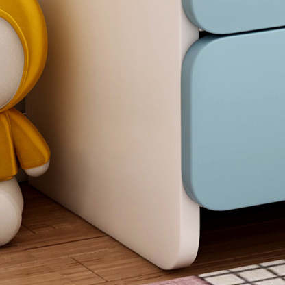 Modern Eclectic Kids Panel Nightstand
