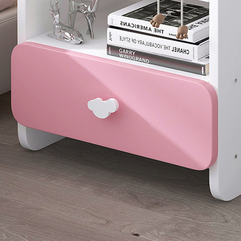 Modern Eclectic Kids Panel Nightstand