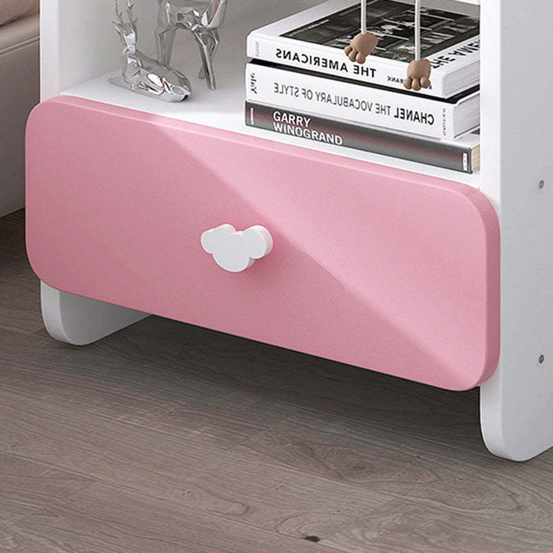 Modern Eclectic Kids Panel Nightstand
