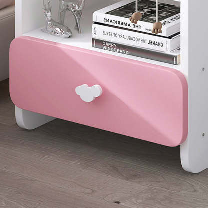 Modern Eclectic Kids Panel Nightstand