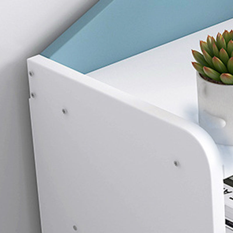 Modern Eclectic Kids Panel Nightstand