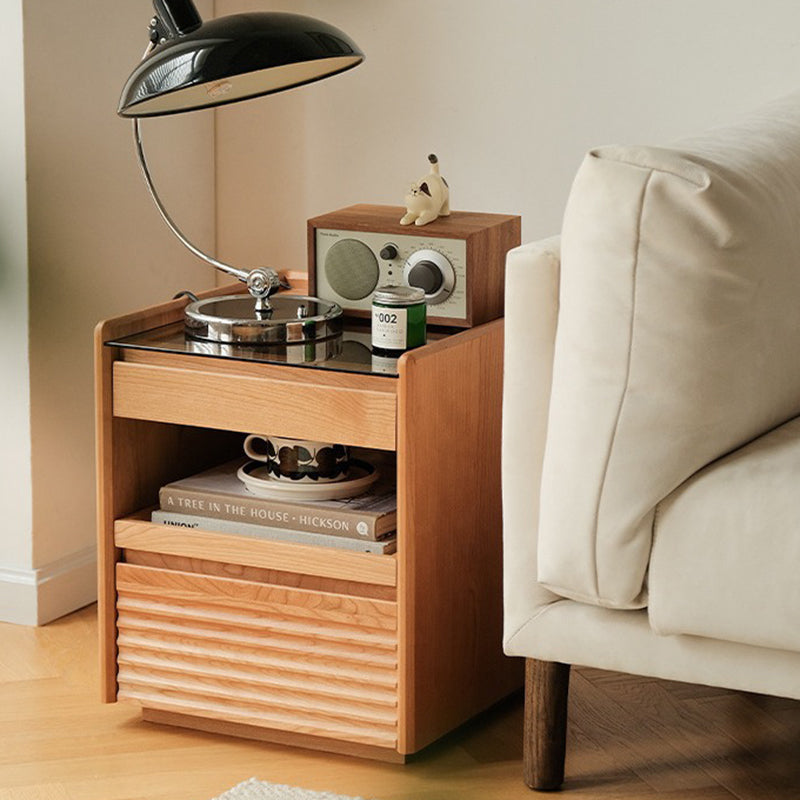 Traditional solid wood nightstands