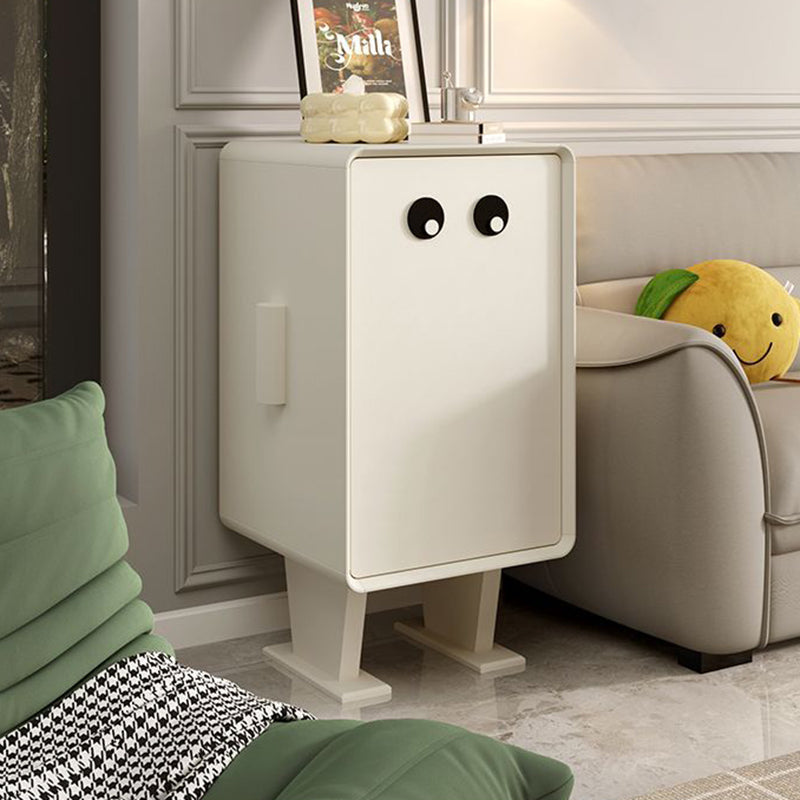 Kids Robot Engineered Wood 2-Cabinet Square Nightstand