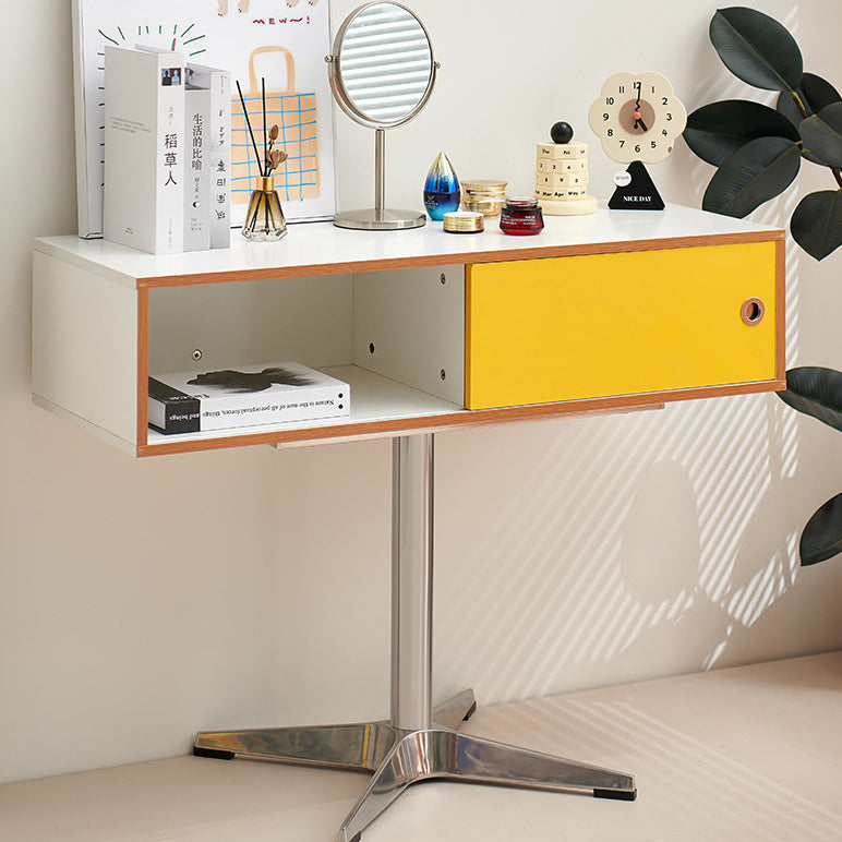 Vintage Stainless Steel 1-Storage Makeup Vanity