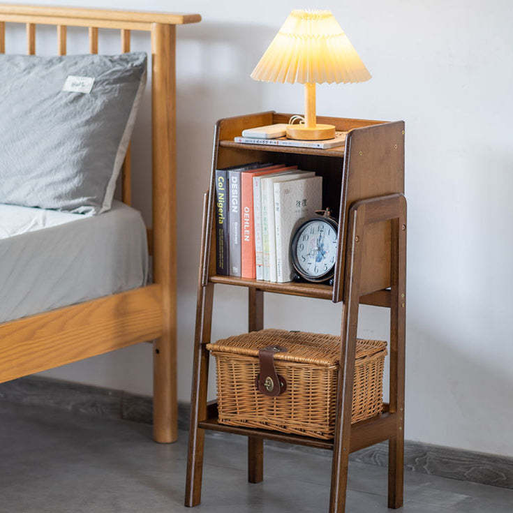 Japanese Bamboo Bookshelf — Original Wood Color