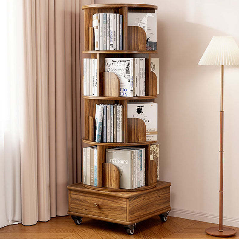 Minimalist Square-Base Engineered Bookshelf 4/5-Tier